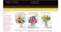 Desktop Screenshot of flowersinireland.com