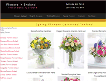 Tablet Screenshot of flowersinireland.com